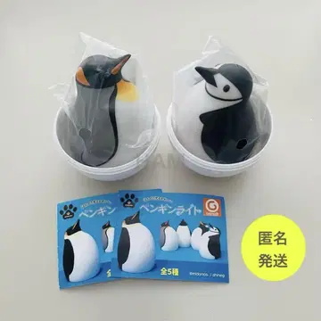 은은하게 빛나는 귀여운 펭귄 라이트, 황제펭귄, 턱수염펭귄