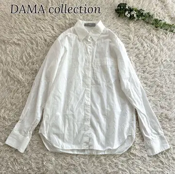 다마 컬렉션 코튼 긴팔 셔츠 포켓 히요쿠 버튼