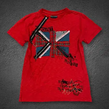 archive unknown Union Jack gimmick tee