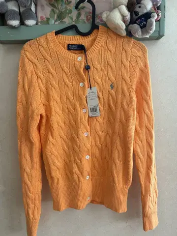 Polo by Ralph Lauren 오렌지 가디건 US XS