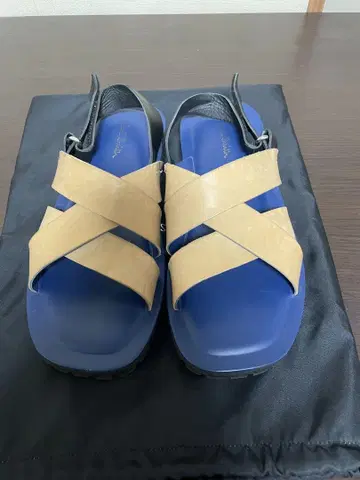 폴스미스 가죽 샌들 크로스 스트랩