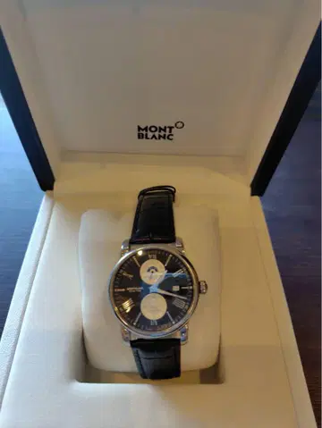 MONTBLANC 4810 듀얼 타임 MB116858 상자, 보증서 포함