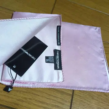 [ ARMANI ] / 아르마니 핑크 포켓 치프