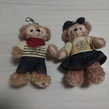 디즈니 더피 & 셰리 인형 배지.