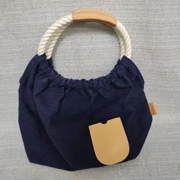 Dakota 다코타 토트백 로프 끈 로프 핸들 네이비