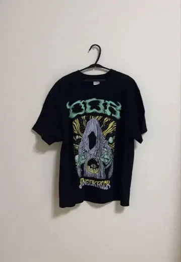 원 오크 락 ONE OK ROCK 티셔츠 블랙 원오크