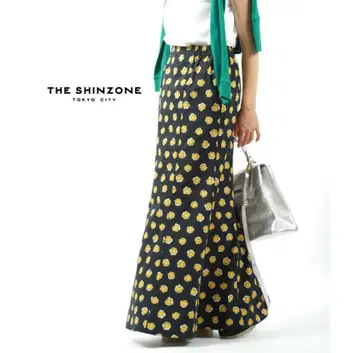 THE SHINZONE 아프리칸 바틱 머메이드 스커트