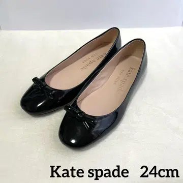 미사용급 [Kate spade New York] 발레 슈즈 플랫 블랙