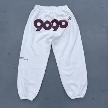 9090girl logo glitter light sweat pants