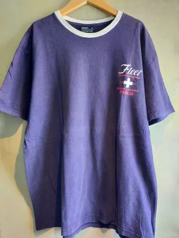 Ralph Lauren Fleet 티셔츠 M 퍼플네이비