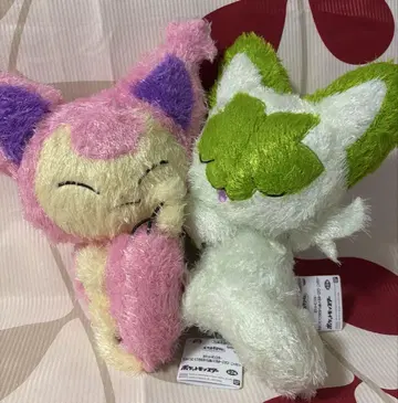 포켓몬스터 모후굿토 휴식 타임 봉제 인형 에네코 냐오하 2종
