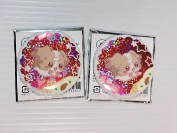 푸치큐아 홀로그램 캔뱃지 카페 큐어 원더풀 코무기 2점