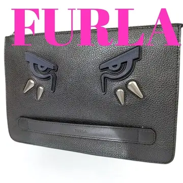 FURLA 훌라 클러치백 가죽 새상품급 세컨드 백 천연 가죽
