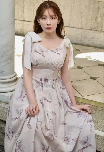 Sunflower-Printed Midi Dress xs