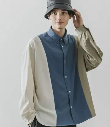 [미사용] RAGEBLUE 러그 돌먼 셔츠 LS 블루 계열 S 사이즈