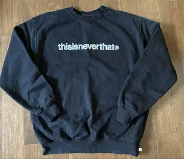 [ 새상품급 ] thisisneverthat 블랙 트레이너 사이즈 L