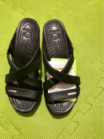 Crocs 블랙 사이프러스 21cm 미사용 새상품