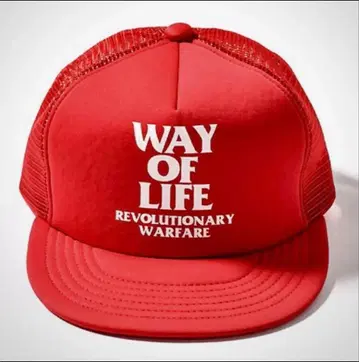 RATS / 랏츠 MESH CAP 'WAY OF LIFE' RED 빨간색
