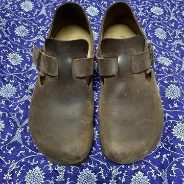 BIRKENSTOCK 런던 37 가죽 신발 하바나 버켄