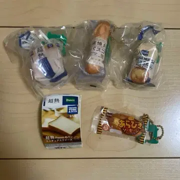 Pasco 파스코 빵 가챠가챠 미니어처 스퀴즈 빵 세트