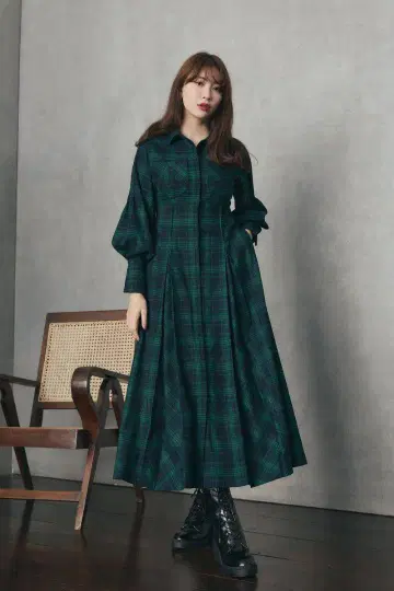 Herlipto 체크 원피스