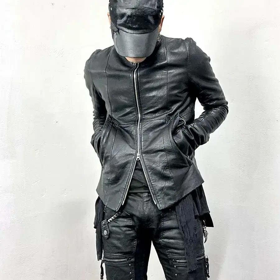 ekam 002 lambskin leather jacket L #ekam,#에캄,#가죽자켓,#릭