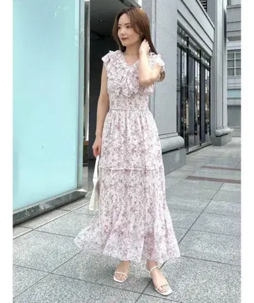 snidel 플리츠 프릴 원피스