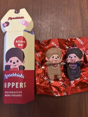 Monchhichi 히퍼스 몬치치 Girl 시크릿 2체 세트