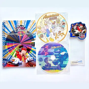 디즈니랜드 Club Disney 슈퍼 댄싱 매니아 굿즈 4세트