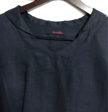 린넨 100 풀오버 네이비 새상품급