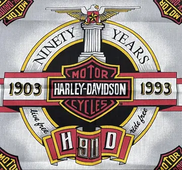 HARLEY-DAVIDSON 90주년 기념 반다나