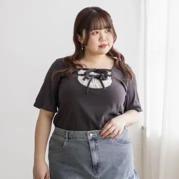 CLEETTE 더블 리본 풀오버 LL 사이즈