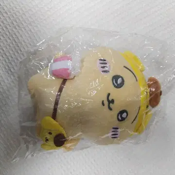 모자 달린 베이지 봉제인형
