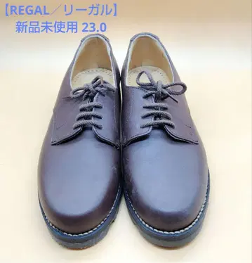 [REGAL/리갈] 브라운 천연 가죽 레이스업 슈즈