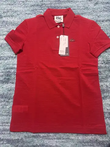 LACOSTE 빨간색 피케 셔츠 미사용