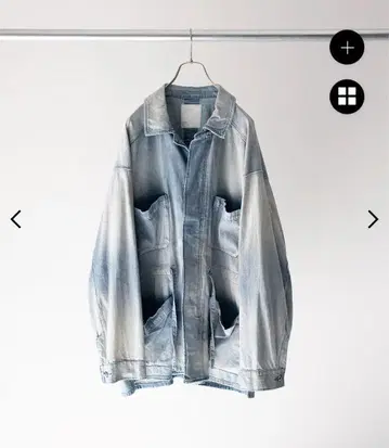 ANCELLM AGING DENIM SHIRT JACKET