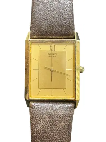 SEIKO 손목시계 9021-5290 스퀘어 골드