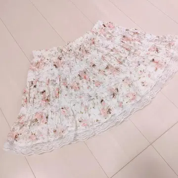 [No.462] LIZLISA*파워네트 레이스 부케 스커트
