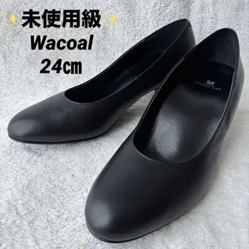미사용급 Wacoal 와코루 Success Walk 펌프스 가죽 24cm