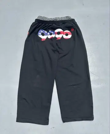 9090 90 Logo American Sweat Pants black