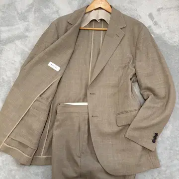 세탁 FABRIC TOKYO 셋업 수트 베이지 봄/여름 경량