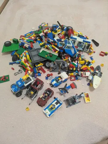 LEGO 블록 세트 경찰 차량 포함 3.9kg