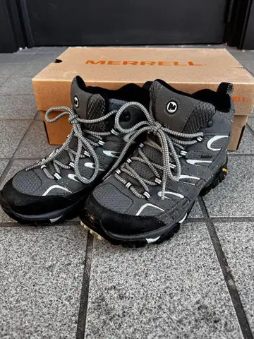 MERRELL 트레킹 슈즈 그레이 여성용 23cm 고어텍스