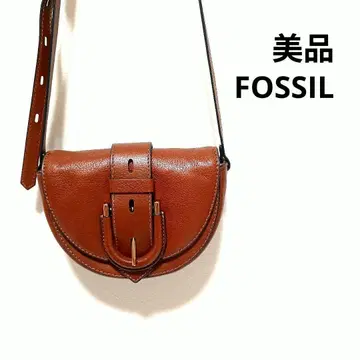 새상품급 FOSSIL 천연 가죽 숄더백
