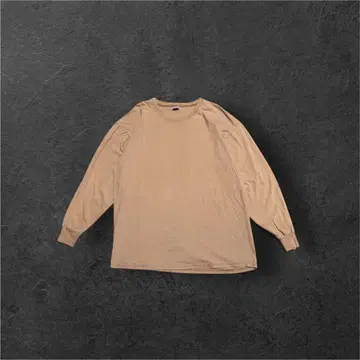 RUSSELL ATHLETIC 무지 롱T 베이지 L 사이즈 미국제 부품