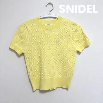 SNIDEL 반팔 니트
