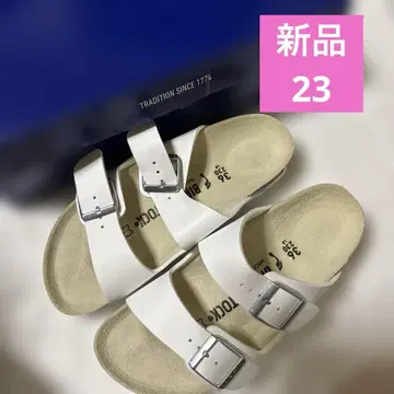 새상품 23 cm BIRKENSTOCK 애리조나 화이트 샌들 36