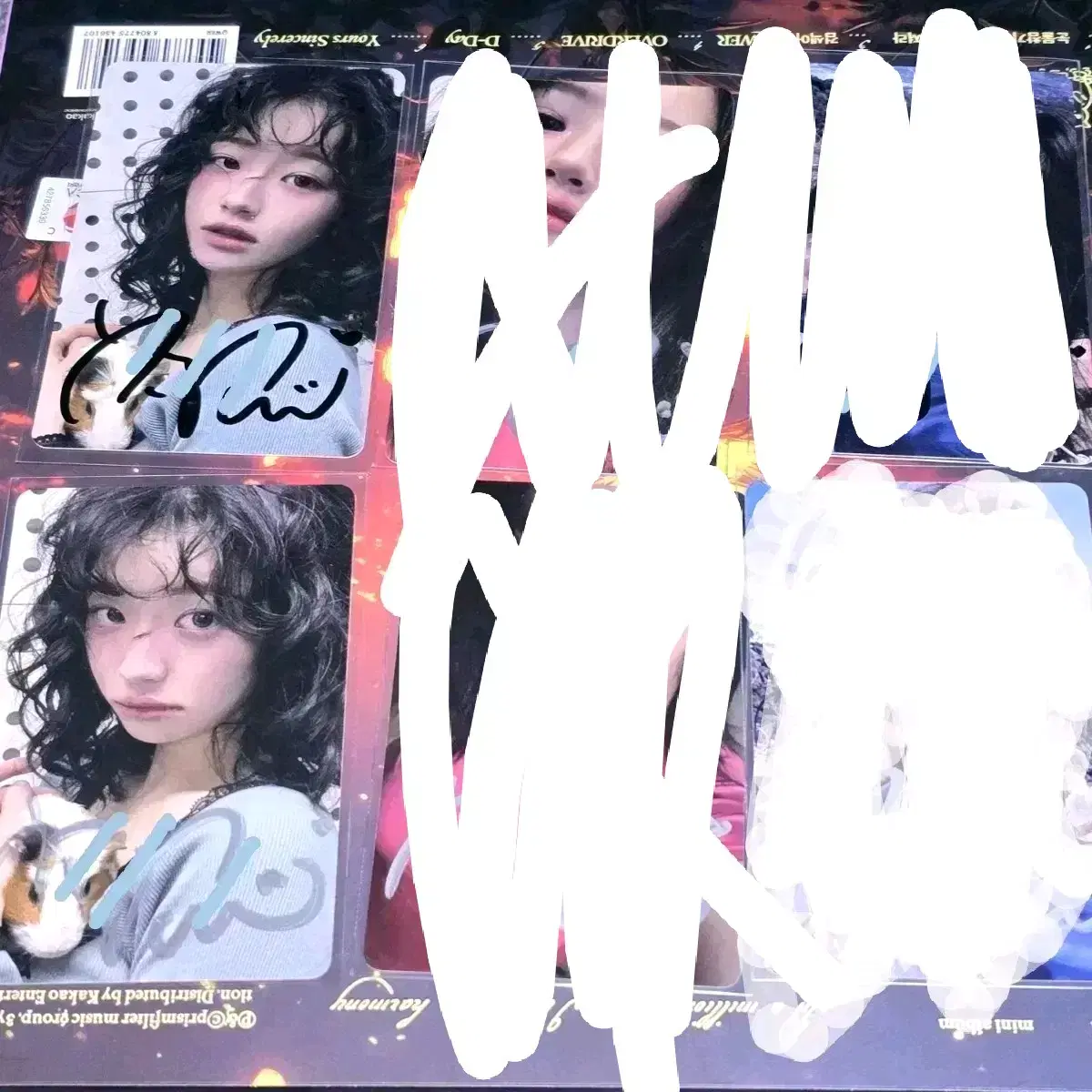 qwer Algorithm Blossom album Components Lenticular photocard