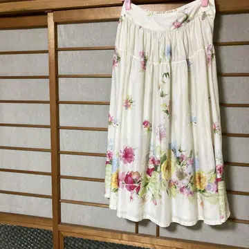 KUKO 꽃무늬 코튼 스커트