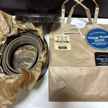 Vintage Works 가죽 벨트 DH5745 FREE